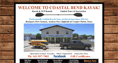 Desktop Screenshot of coastalbendkayaking.com